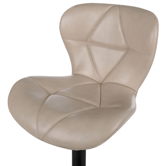 Beliani - VALETTA II - Barkruk set van 2 - Lichtbeige - Kunstleer