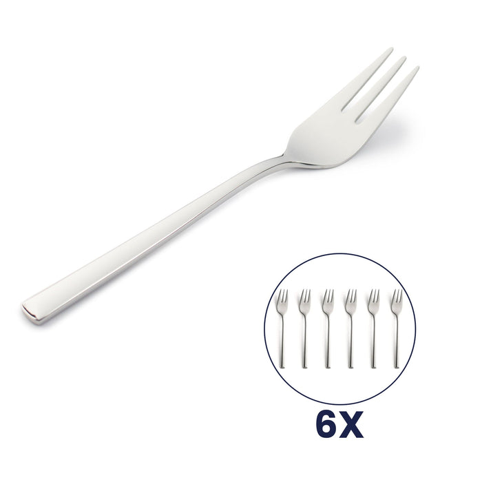 Amefa Metropole 6 medium gebaksvorkjes