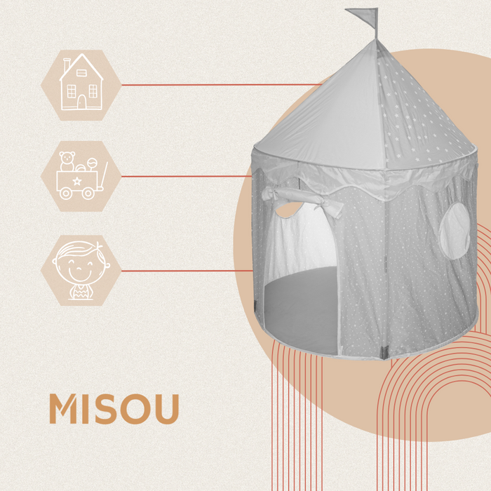 MISOU Kinder Speeltent Tipi Tent Kinderen Jongens Meisjes Pop up te...
