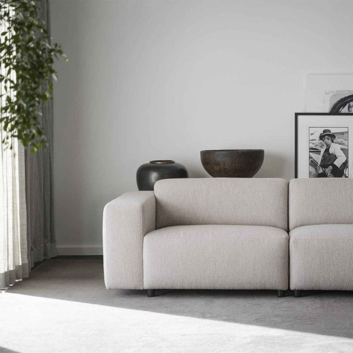 Rowico Home Willard 3-zits Bank - Lichtbeige Stof