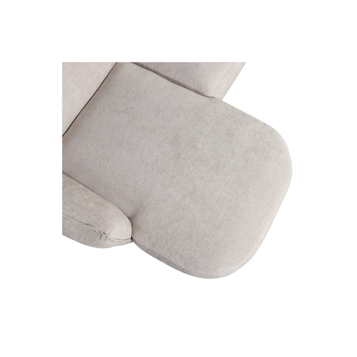 WOOOD Polly Bank Rechts- Polyester - Zand - 71x353x150|245