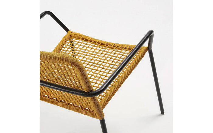 Eetkamerstoel Ellen, Stoel ellen mosterd