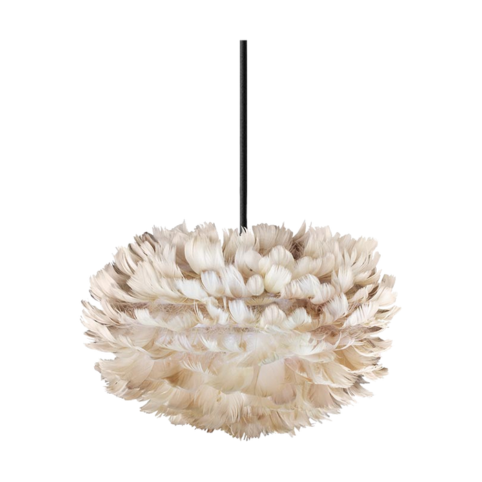 Umage Eos Mini hanglamp light brown - met koordset zwart - Ø 35 cm