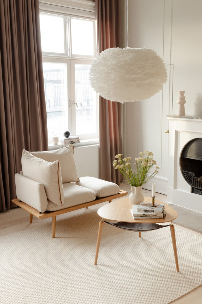 Umage Eos X-large hanglamp white - met koordset zwart - Ø 75 cm