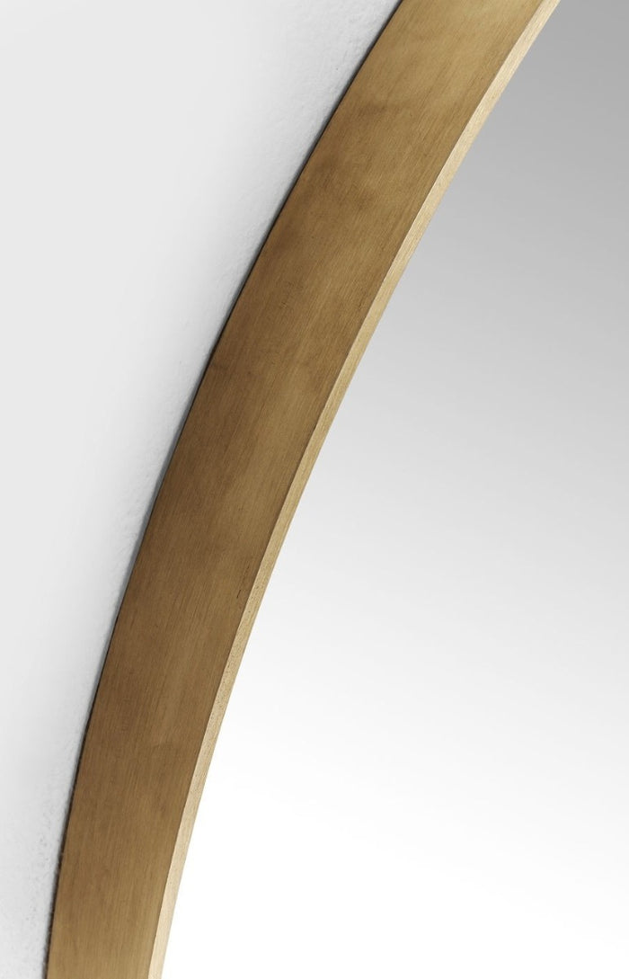 Kare Design Curve Spiegel Rond - Ø100cm - Messing