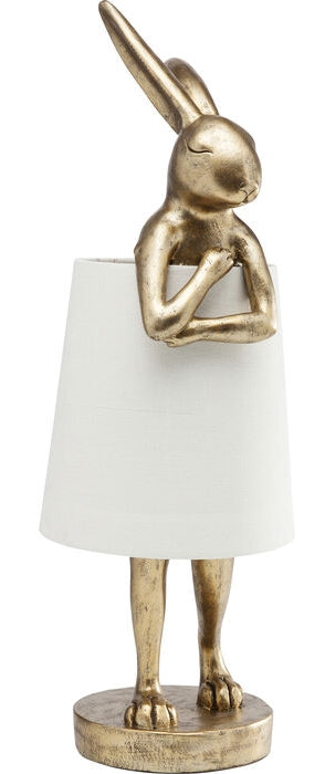 Kare Design Animal Rabbit Tafellamp 68 Cm - Goudkleurig
