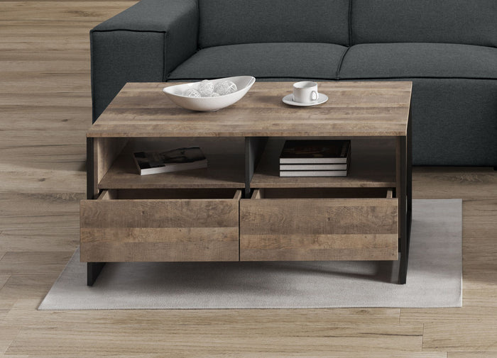 Meubella Salontafel Acasia - Grijs - Eiken - 108 cm