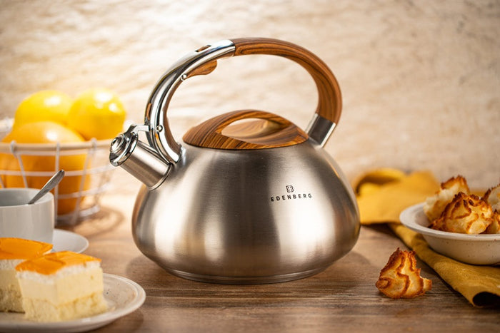 Edenberg Classic Line - Fluitketel RVS - 3.0 liter