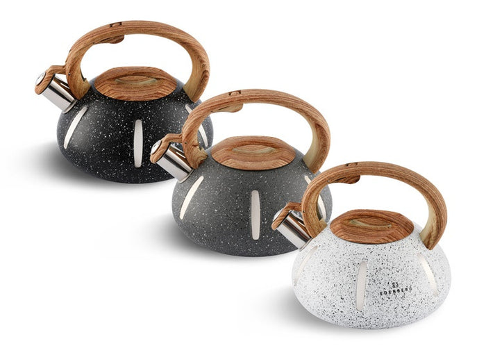 Edenberg Gray Line - Fluitketel RVS - 2.0 Liter