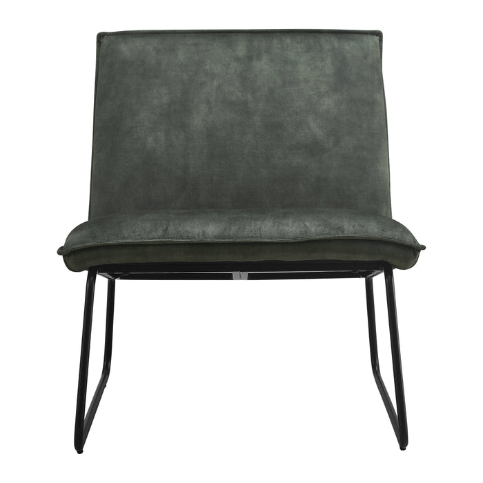by fonQ Scotch Fauteuil - Velvet - Groen