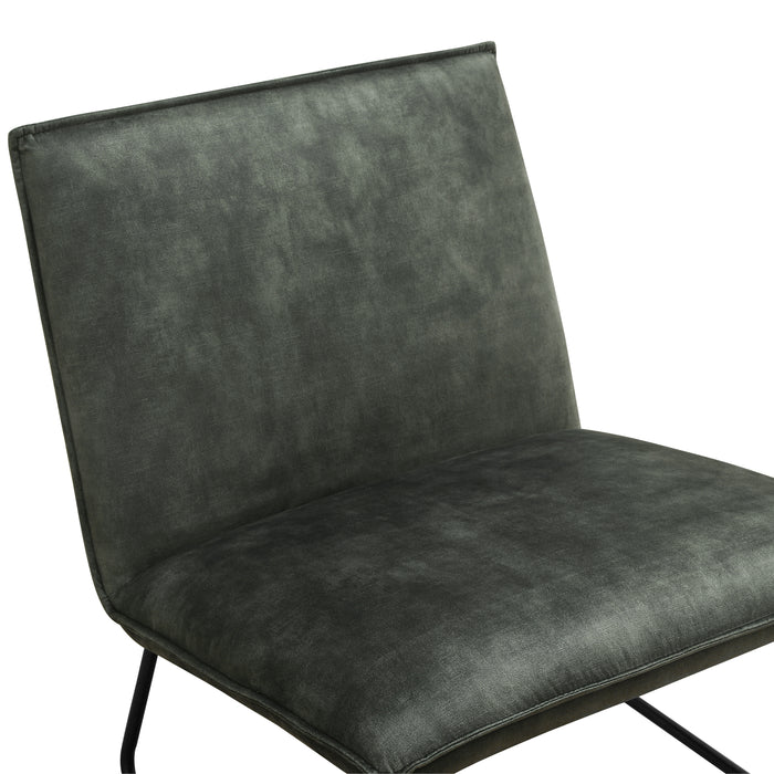 by fonQ Scotch Fauteuil - Velvet - Groen