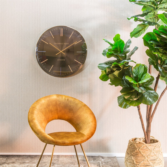 Thomas Kent Klok Oyster L Ø65 CM Groen|Goud