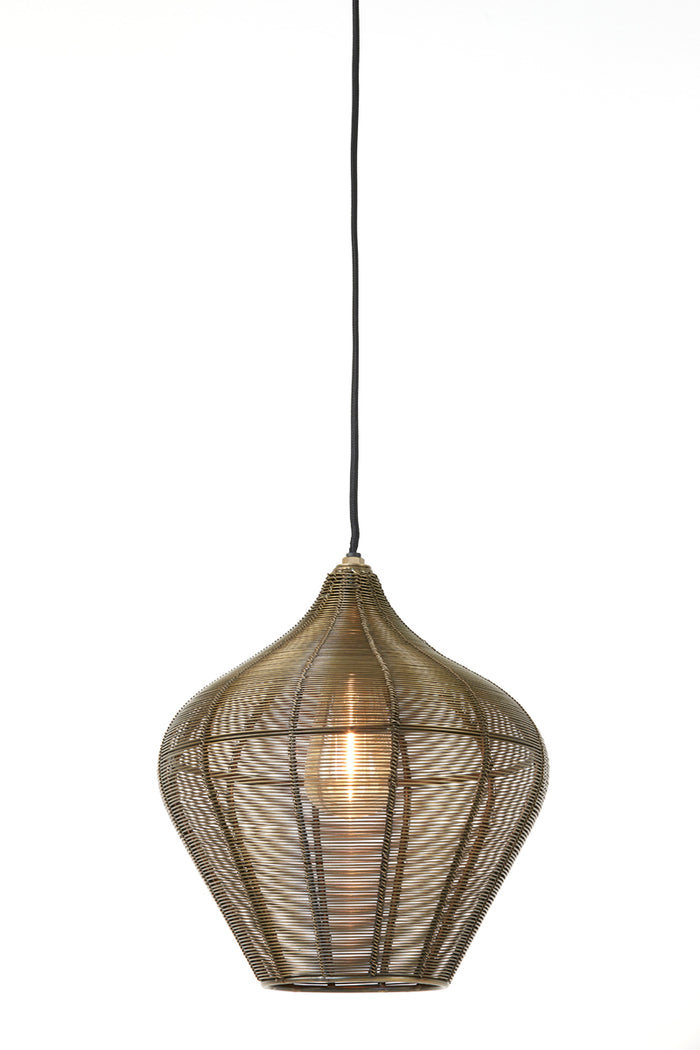 Light & Living Light&living Hanglamp Ø27x29,5 cm ALVARO antiek brons