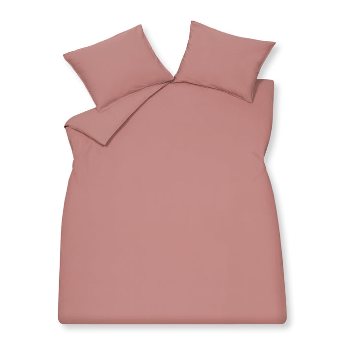 Vandyck Washed Cotton Dekbedovertrek 240 x 200/220 cm - Ash Rose