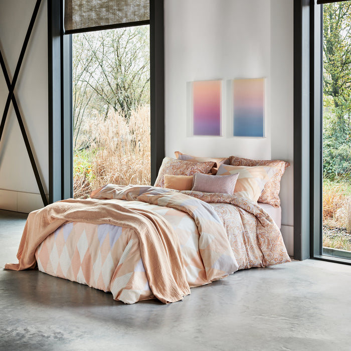 Vandyck Happy Fever Dekbedovertrek 200 x 200/220 cm - Apricot Blush