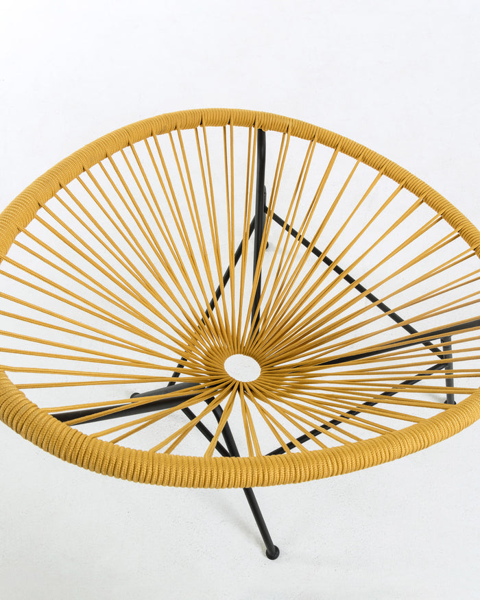 Kave Home - Fauteuil Samantha mostergeel