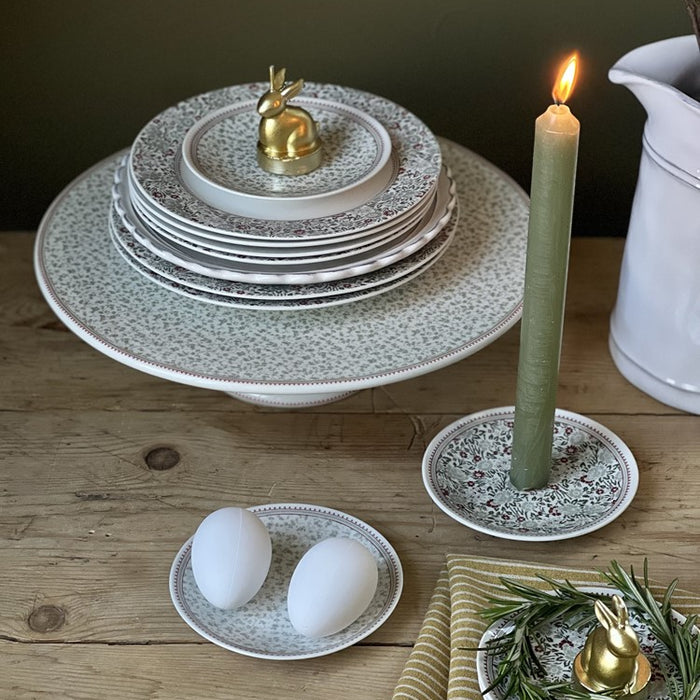 Laura Ashley Bord Plat 20 cm Groene Bloemen