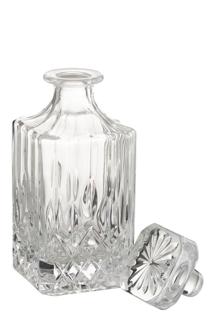 J-Line tafel Olifant - poly|glas - grijs