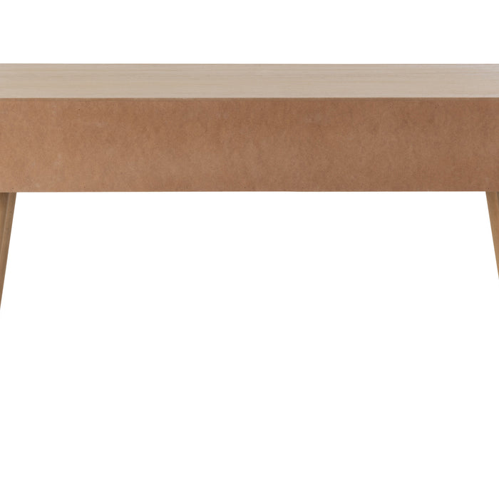 J-Line Console 3 Lades Paulownia|Rattan Naturel