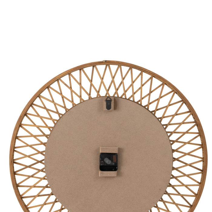 J-Line Vaas Inkepingen Glas Zwart|Goud Large