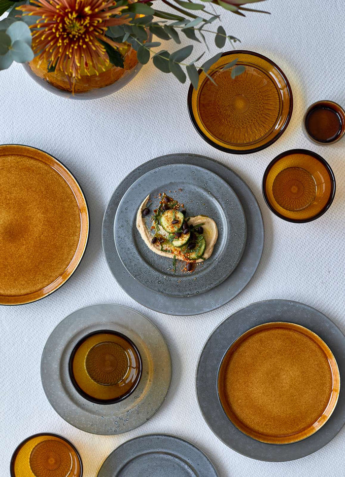 Bitz Gastro Kom Ø 14 cm - Zwart/Amber