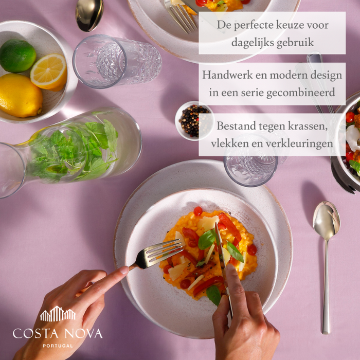 Costa Nova Vermont Serviesset 24-delig Wit