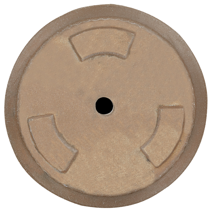 Beliani - DARIA - Bloempot - 24x24x24 cm -Taupe - Kleivezels