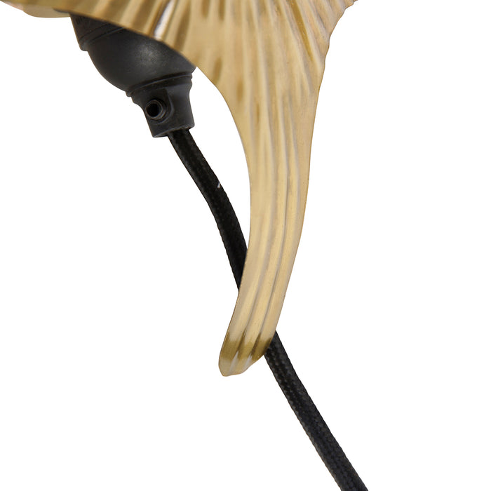 QAZQA Oosterse wandlamp messing - Louka