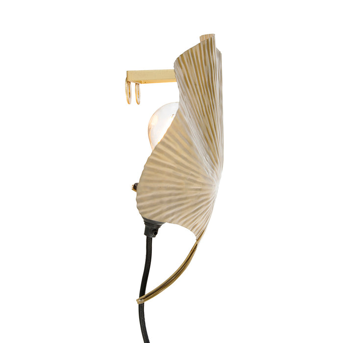 QAZQA Oosterse wandlamp messing - Louka