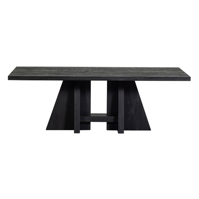 WOOOD Kean Eettafel - Mango - Zwart - 75x220x100