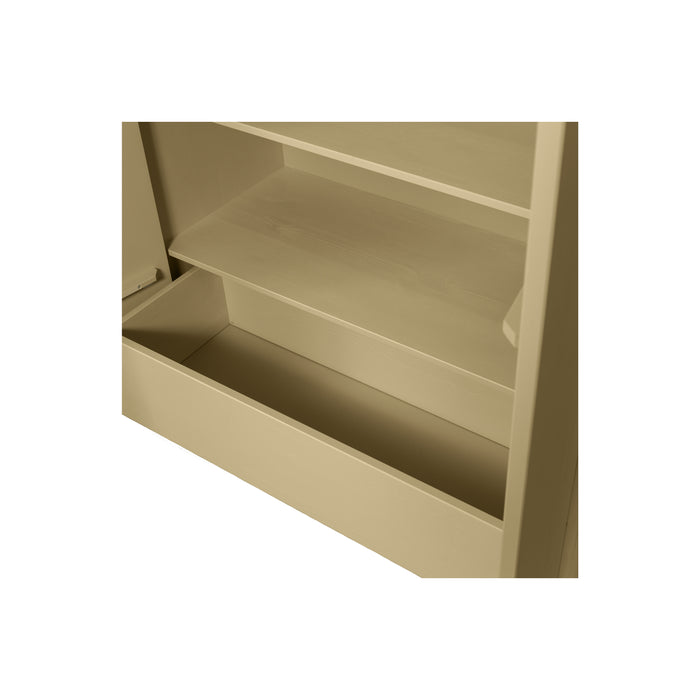 WOOOD Basu Hoge Opbergkast Grenenhout B 100 cm - Moss