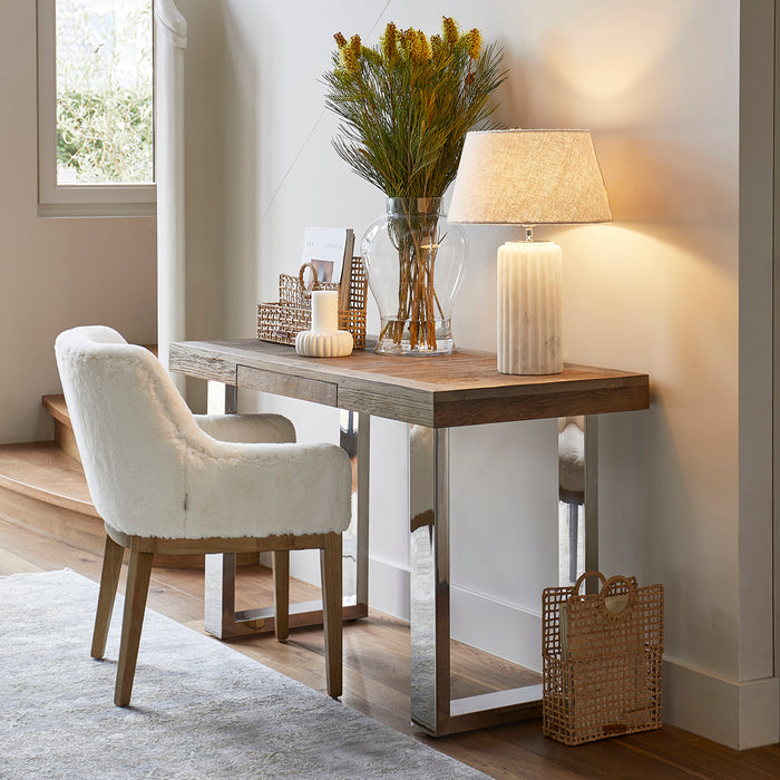 Rivièra Maison - Elegante Kaarshouder in Wit Keramiek van 6 cm Hoogte