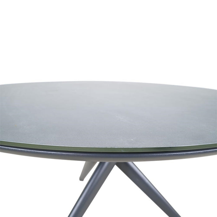 Lesli Living - Mojito tafel keramiek ø120cm - grijs