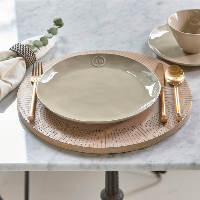 Riviera Maison dinerbord Beige - Portofino - Aardewerk (ØxH) 26x2.5