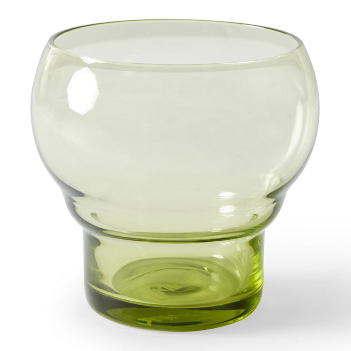 HKliving 70's Glassware Bulb Glas 0,24 L - Set van 4 - Mint Green