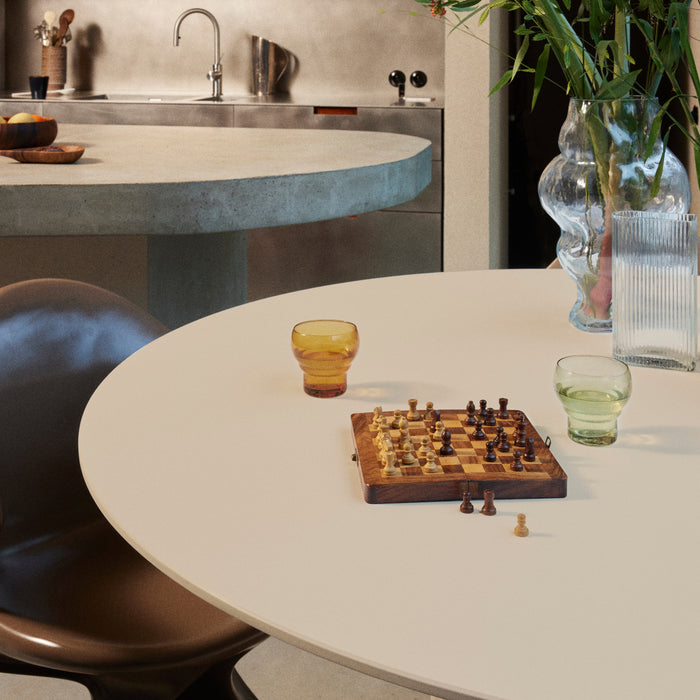 HKliving 70's Glassware Bulb Glas 0,24 L - Set van 4 - Mint Green