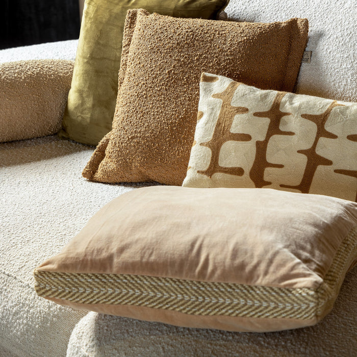 Dutch Decor kussenhoes MANOE - 45x45 cm Semolina