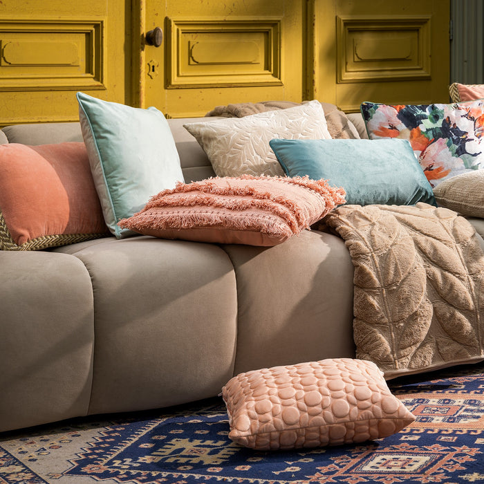 Dutch Decor kussenhoes MANOE - 45x45 cm Muted Clay