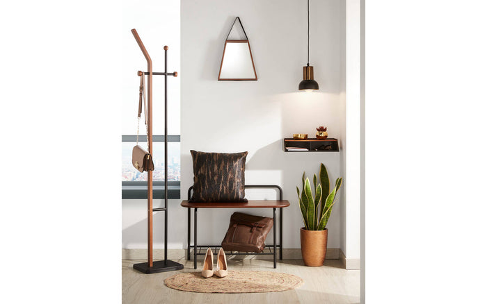 Kave Home - Low set van 3 bloempotten koper Ø 20 cm | Ø 17 cm | Ø 13