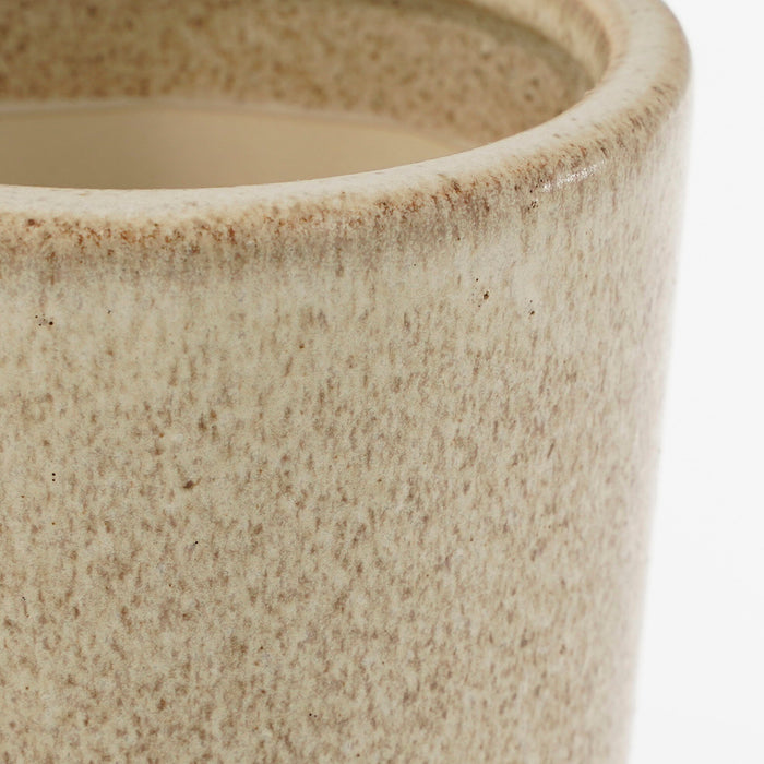 Mica Decorations Holm Vaas - H42 x Ø27,5 cm - Keramiek - Crème