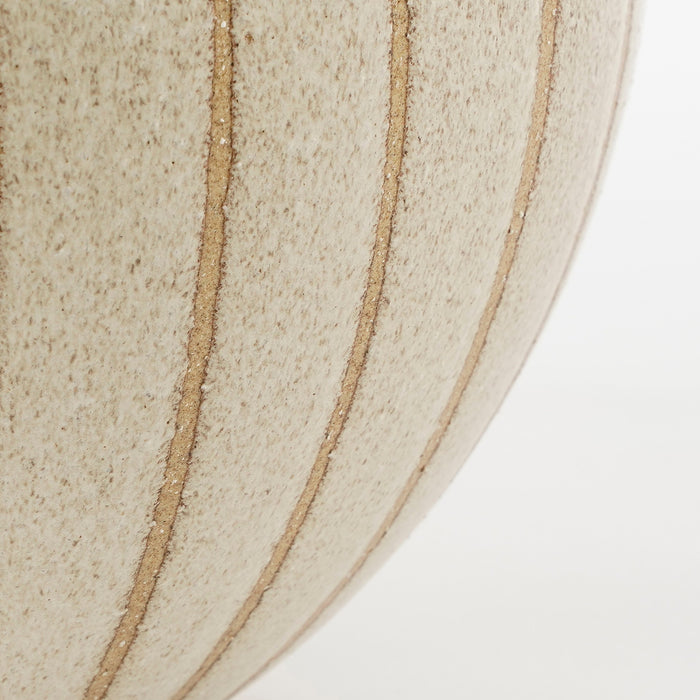 Mica Decorations Holm Vaas - H42 x Ø27,5 cm - Keramiek - Crème