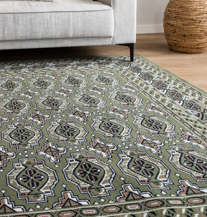 Interieur05 Vintage Vloerkleed Groen Marad 80x150cm