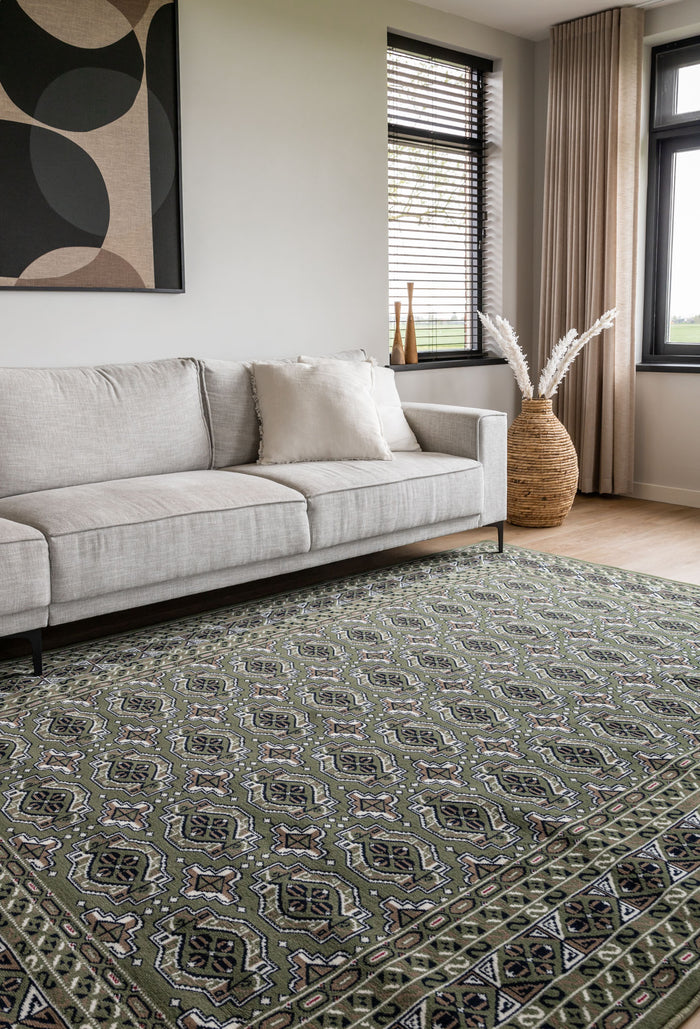 Interieur05 Vintage Vloerkleed Groen Marad 235x320cm