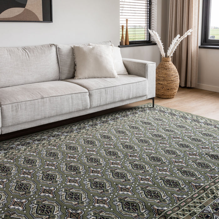 Interieur05 Vintage Vloerkleed Groen Marad 185x270cm