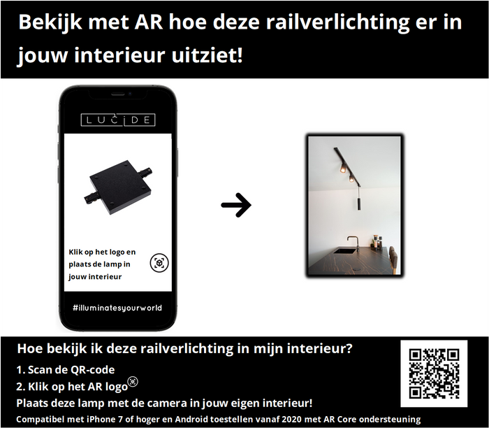 Lucide TRACK Railverlichting - Zwart