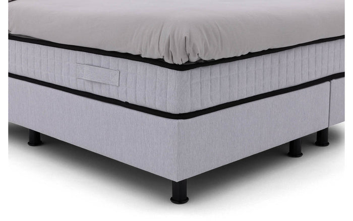Goossens Boxspring Kaja - grijs - 160 x 200 cm