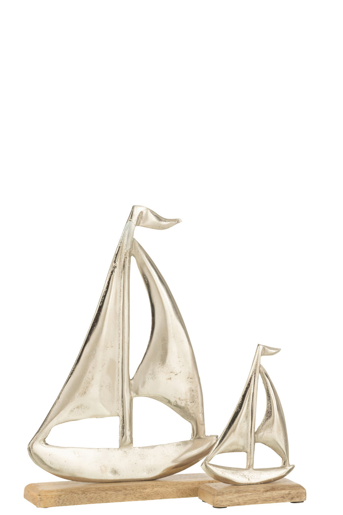 J-Line presse-papier Ring - glas - goud - small