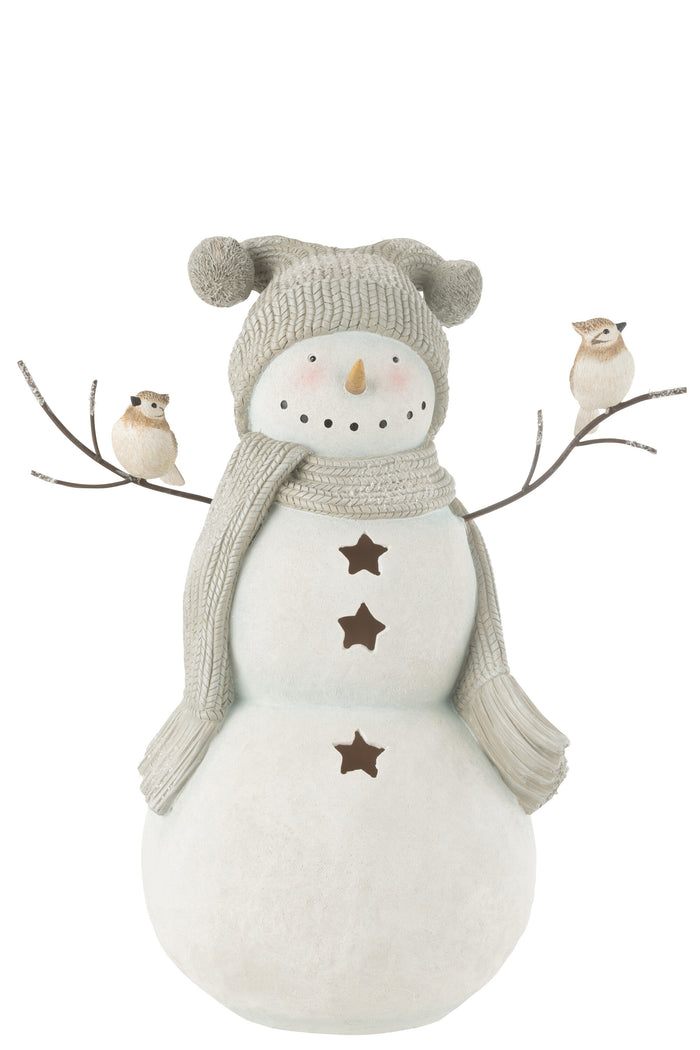 J-Line presse-papier Ring - glas - goud - small