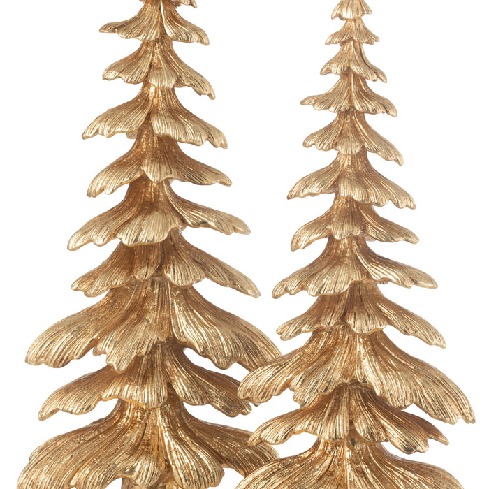 J-Line presse-papier Ring - glas - goud - small