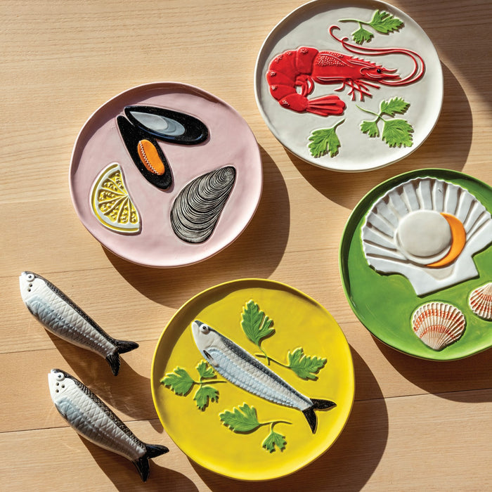 &k amsterdam De La Mer Bord Ø 16 cm - Set van 4